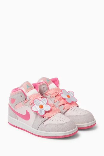 Jordan 1 Mid SE Sneakers in Leather