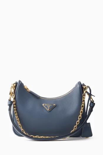 Mini Re-Edition Shoulder Bag in Saffiano Leather