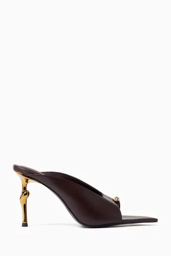 Noemi 95 Mule Sandals in Vegan Leather