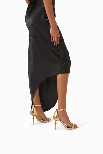 Alivia 95 Sandals in Metallic Vegan Leather