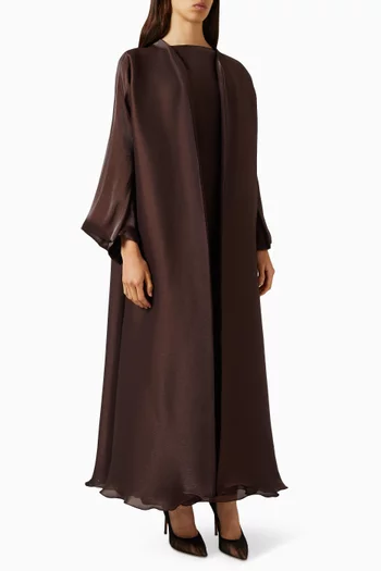 3-piece Abaya Set in Silk Organza