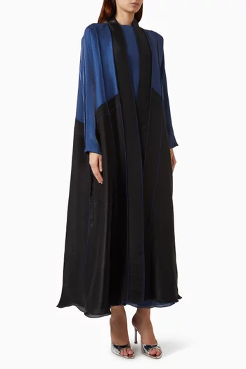 Two-tone 3-piece Abaya Set in Silk Organza