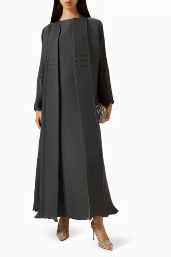 3-piece Abaya Set in Silk Organza