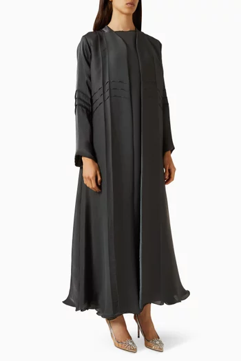 3-piece Abaya Set in Silk Organza