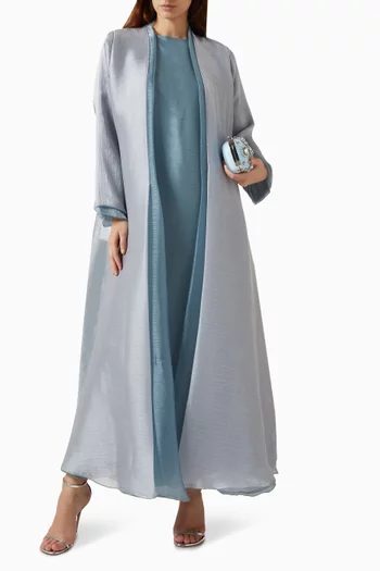 3-piece Abaya Set in Tissue Organza