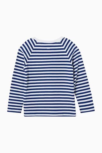Ami de Coeur Striped T-shirt in Cotton