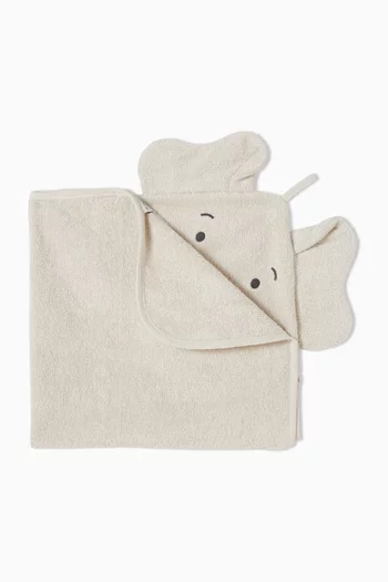 Albert Hooded Towel in Organic Cotton-terry