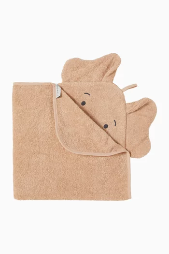 Albert Hooded Towel in Organic Cotton-terry