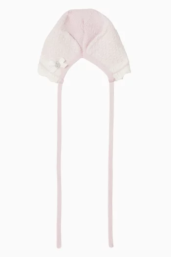 Baby Bonnet in Knit Cotton