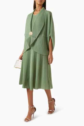 Fabiola Dress & Cape Set