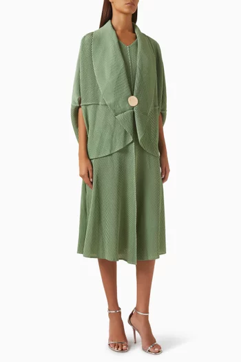Fabiola Dress & Cape Set