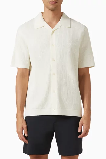 Short-sleeve Shirt in Cotton-knit