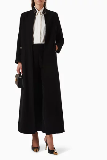Buckle Collar Abaya