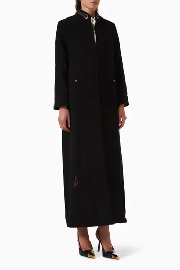 Buckle Collar Abaya