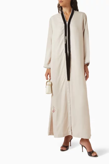 Printed Abaya in Viscose