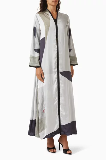Printed Abaya in Viscose