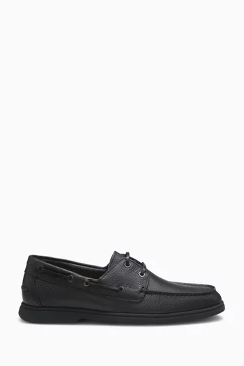 Sienne Boat Loafers in Leather