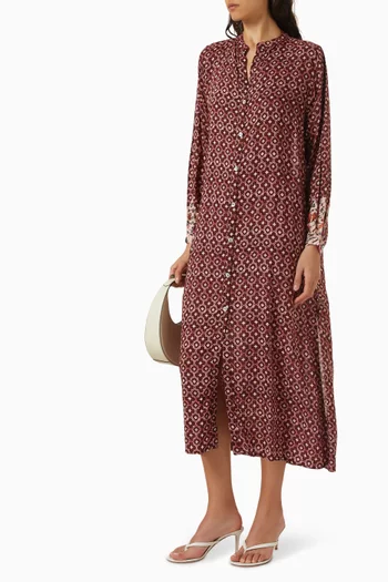 MB Shirt Dress in Rayon