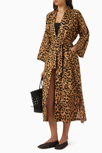 Diane Smoking Jacket in Cotton