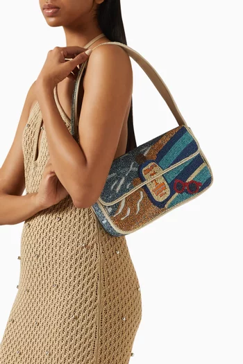 Tommy SPF 0 Beaded Shoulder Bag