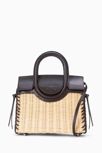 Mini Maude Top-handle bag in Wicker