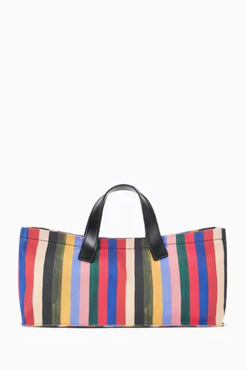 Small Port Horizontal Tote Bag in Canvas