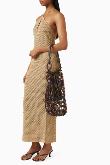 Del Mar Multi-bead Bucket Bag