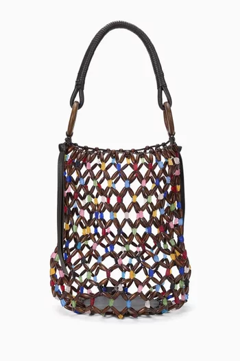 Del Mar Multi-bead Bucket Bag