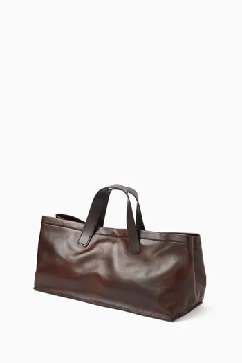 Port Tote Bag in Distressed Leather
