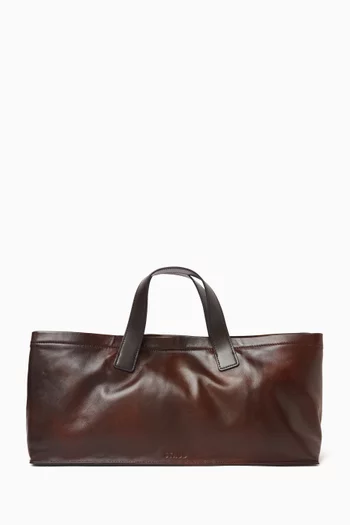Port Tote Bag in Distressed Leather