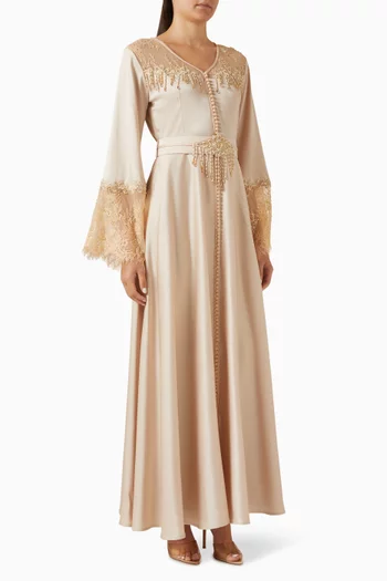 Embellished Fringe Dress