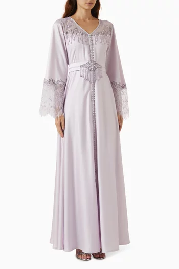 Embellished Fringe Dress