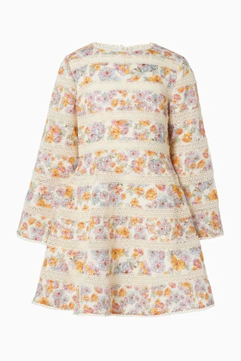 Floral Print Dress in Cotton