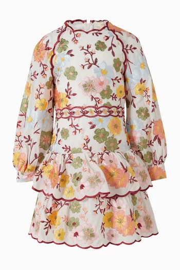 Penelope Embroidery Mini Dress