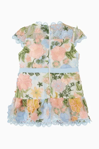 Rosalie Embroidery Mini Dress