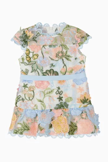 Rosalie Embroidery Mini Dress