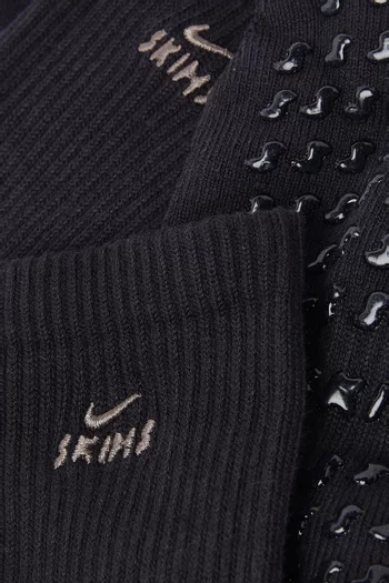 Dri-Fit Pilates Grip Crew Socks
