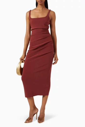 Karina Tuck Midi Dress
