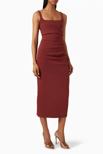 Karina Tuck Midi Dress