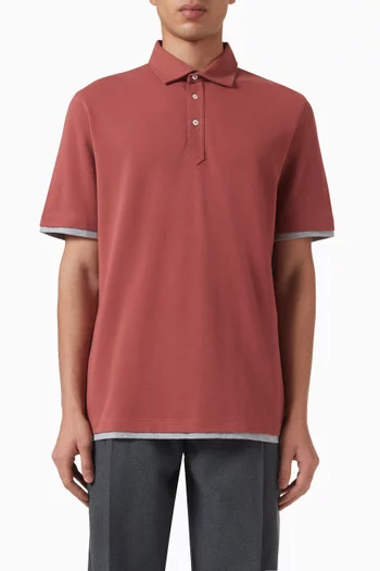 Polo T-shirt in Cotton-piqué