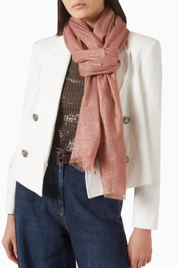 Sparkling Scarf in Cashmere-silk