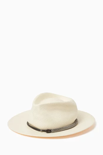 Fedora Hat in Straw