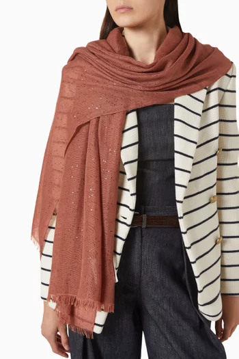 Sparkling Scarf in Cashmere-silk