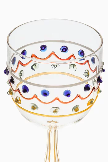 Carretto Hand-painted Wine Glass
