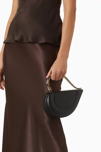 Serpenti Cuore Top-handle Bag in Calf Leather