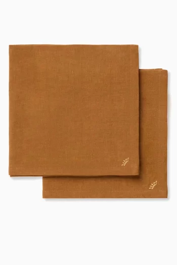 Orlis Napkins in Linen, Set of 2