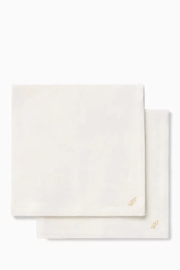 Orlis Napkins in Linen, Set of 2