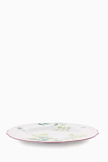 Florenza Duchessa Flat Dinner Plate in Porcelain