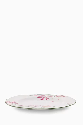 Florenza Duchessa Flat Dinner Plate in Porcelain