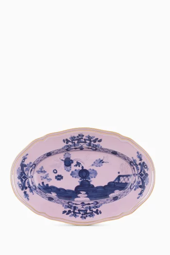 Antico Doccia Oval Pickle Dish in Porcelain
